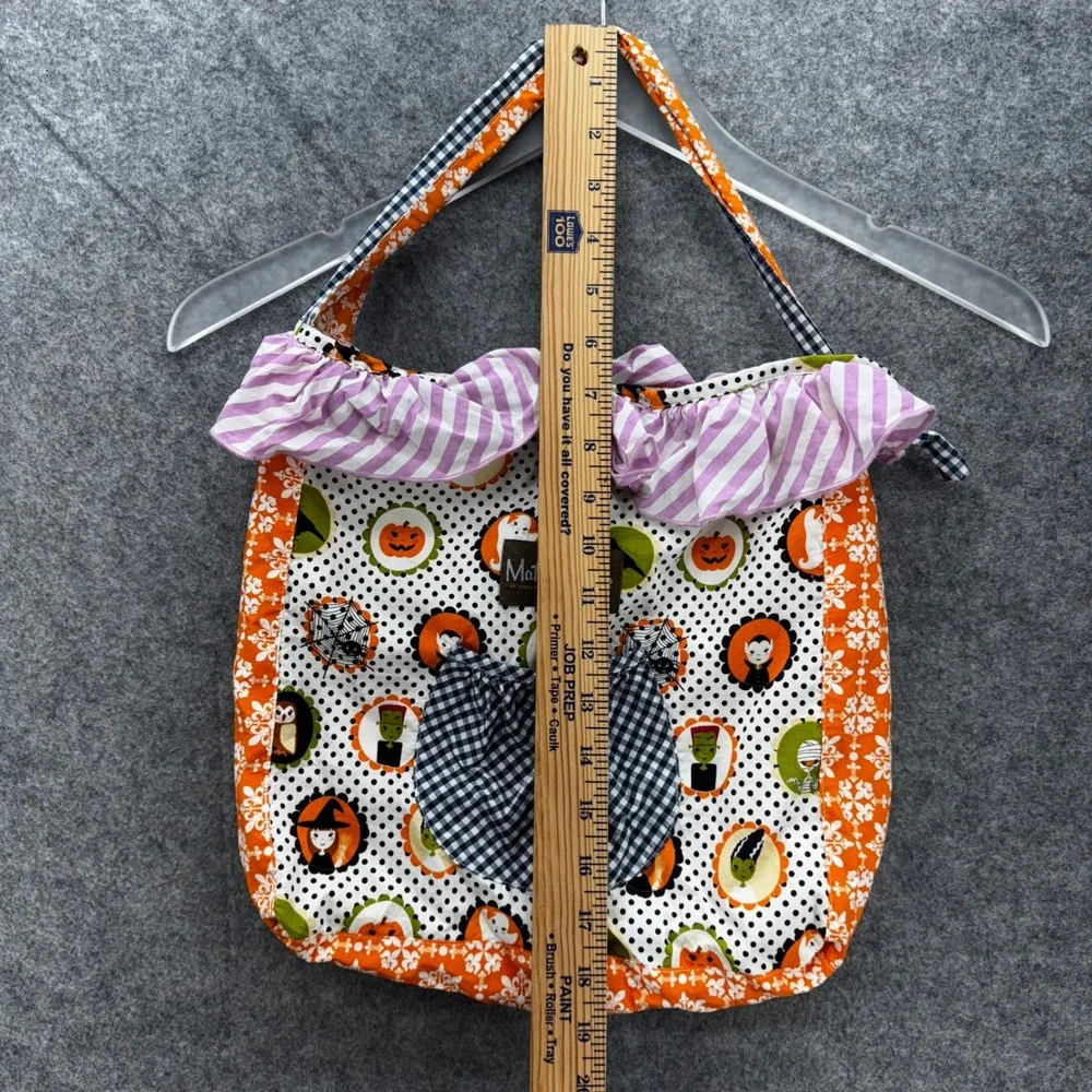 Matilda Jane Gils Halloween Trick Or Treat Bag Purse Tote Pumpkins Party‎ Cotton